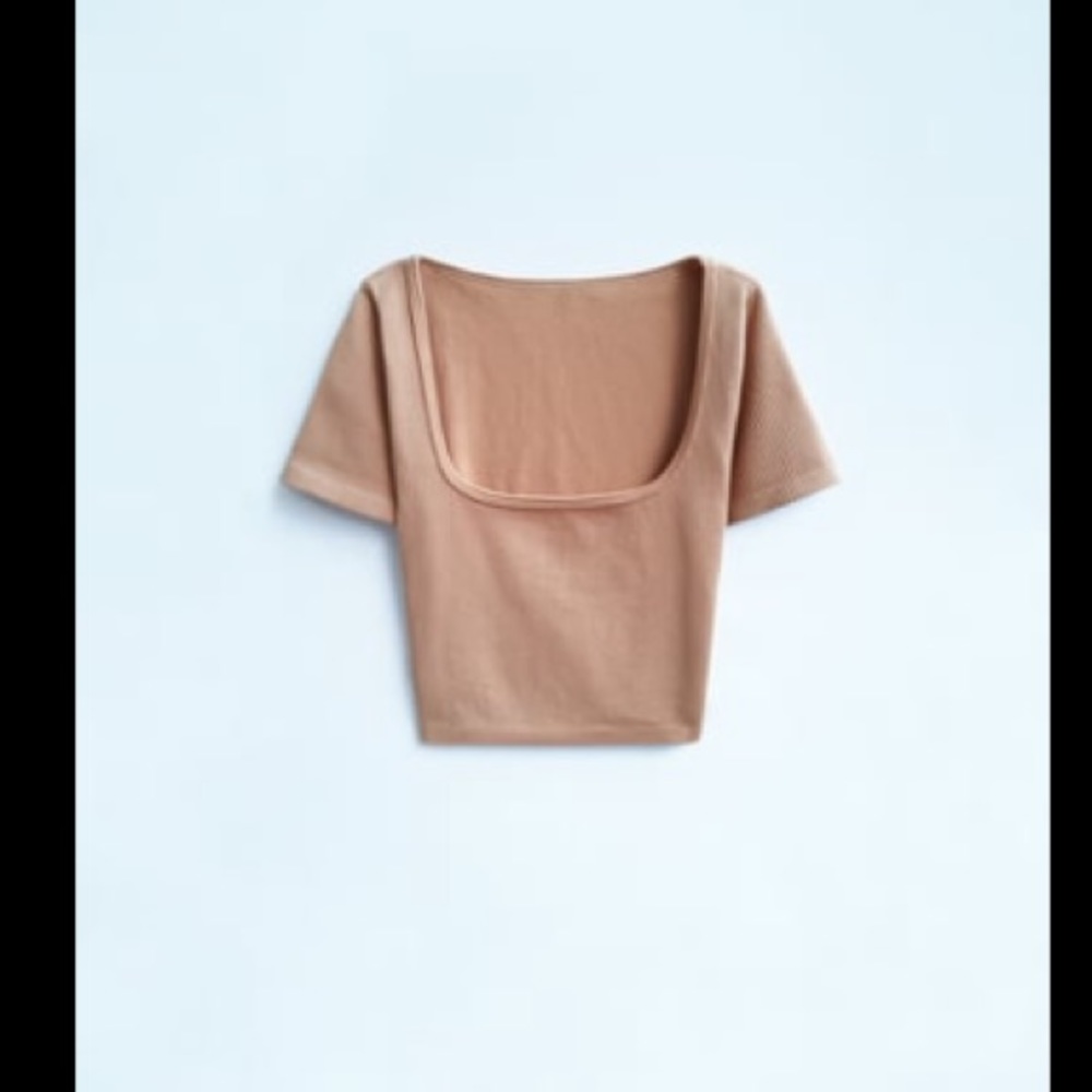 Zara Ribbed Crop Top